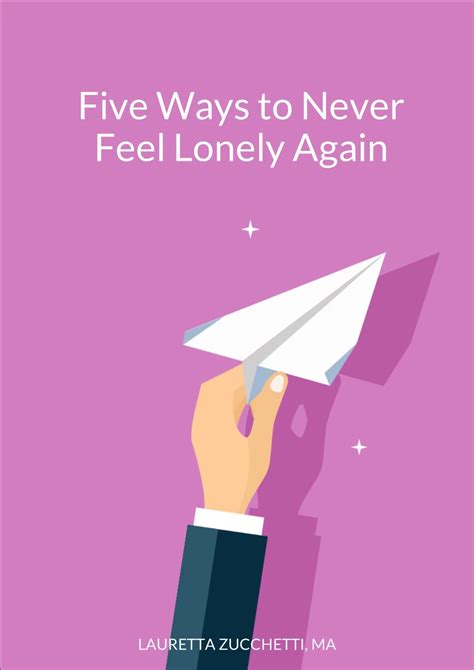 Ppt Five Ways To Never Feel Lonely Again Powerpoint Presentation