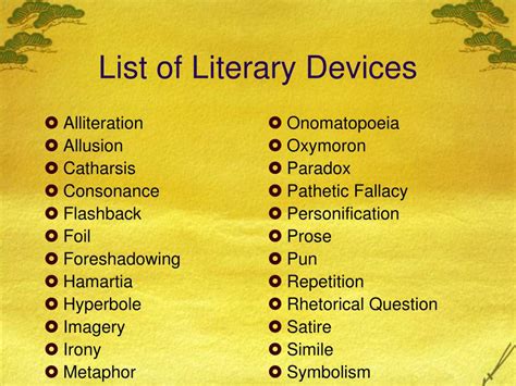 Ppt Literary Devices Powerpoint Presentation Free Download Id 2207839