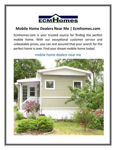 Ppt Mobile Home Dealers Near Me Ecmhomes Com Powerpoint Presentation