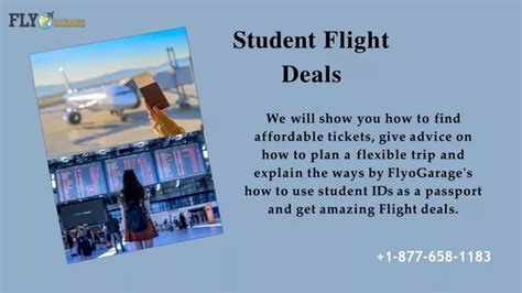 Ppt Student Flight Offers Dial 1 877 658 1183 For Exclusive Savings