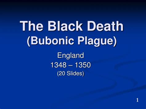 Ppt The Black Death Bubonic Plague Powerpoint Presentation Free Download Id 328710