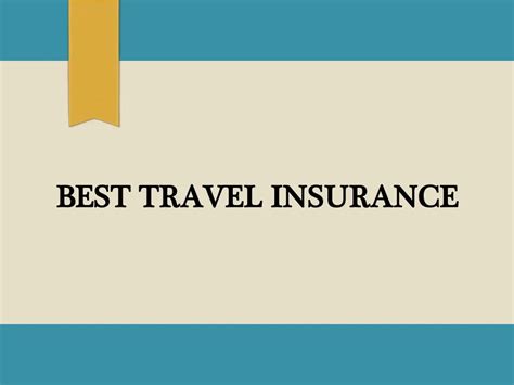 Ppt Travel Insurance Online Quotes Powerpoint Presentation Free