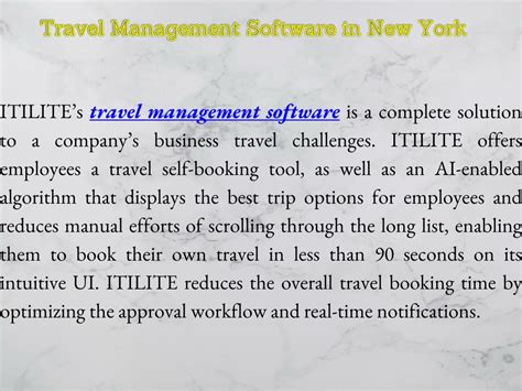 Ppt Travel Management Software In New York Powerpoint Presentation