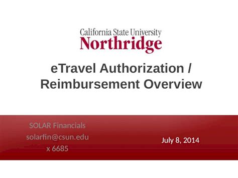 Pptx Etravel Authorization Reimbursement Overview Dokumen Tips