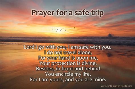 Prayer For A Safe Journey Travelling Grace