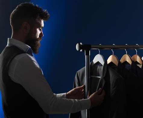 Premium Photo Men S Clothing Shopping In Boutiques Tailor