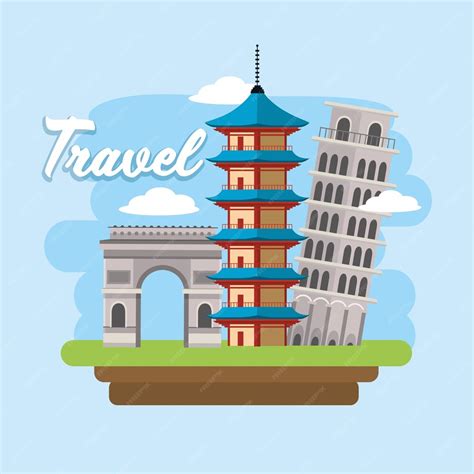 Premium Vector Global Explore Tourist And Travel Adventure