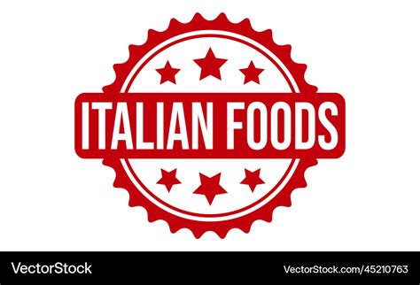 Premium Vector Italian Foods Rubber Stamp Seal Vector