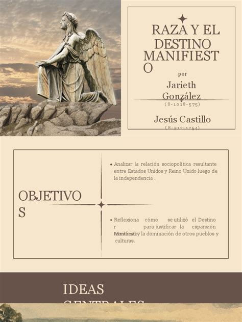 Presentaci N De La Raza Y Destino Manifiesto Pdf