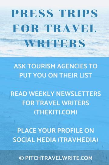 Press Trips For Travel Writers And Bloggers How To Find Them