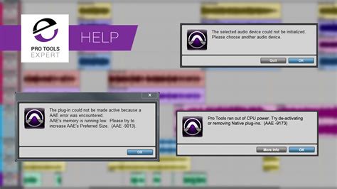 Pro Tools Pro Tools Faqs 5 Common Pro Tools Error Codes What They