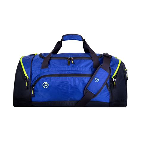 Protege Unisex 24 Duffel Bag Perfect For Multi Day Travel Blue