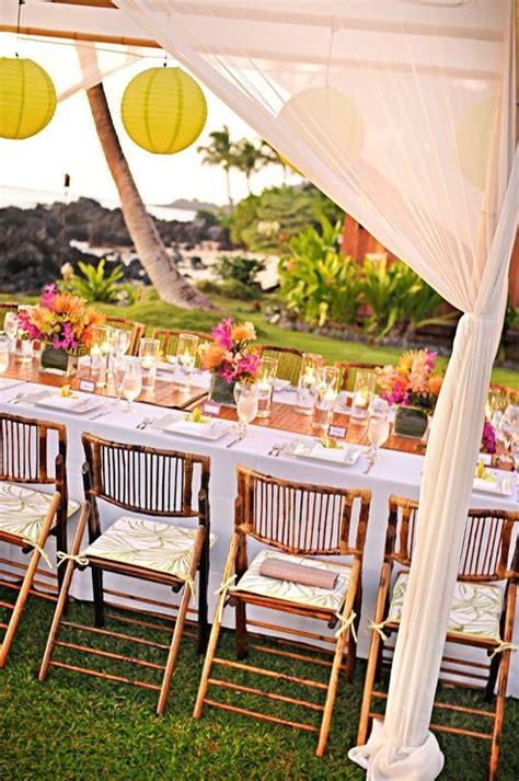 Pull Off A Hawaiian Luau Wedding Reception Anywhere With Ease