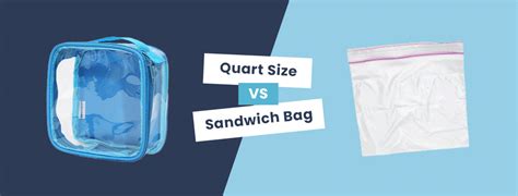 Quart Size Bag Vs Sandwich Bag 2021 Which Is Better For Storing Liq