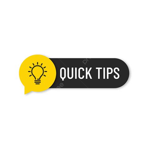 Quick Tip Vector Art Png Quick Tips Vector Ilustration In Flat Style