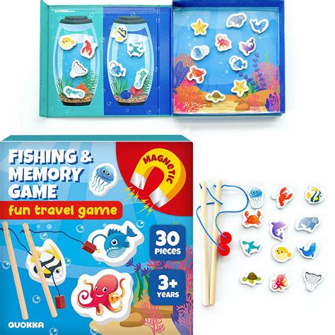 Quokka Fishing Magnet Travel Game For Kids 3 5 Oriental Trading