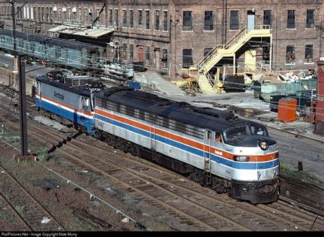 Railpictures Net Photo Amtk 497 Amtrak Emd E8 A At Long Island City