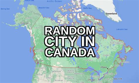 Random Canadian City Generator Arimo Travels