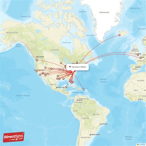 RDU Nonstop Flights