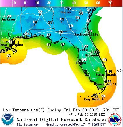 Record Cold Expected In The Southeast Later This Week Uga Peach Blog