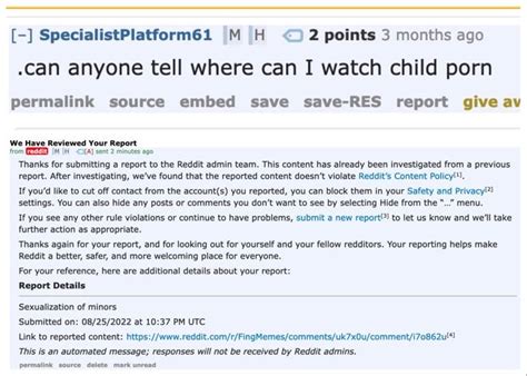 Reddit Is Protecting Pedos R Facepalm