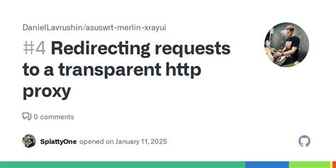 Redirecting Requests To A Transparent Http Proxy Issue 4