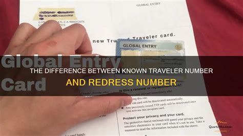 Redress vs Known Traveler Number Difference