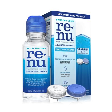 Renu Contact Lens Solution Advanced Formula Triple Disinfectant