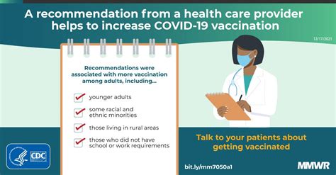 Report Of Health Care Provider Recommendation For Covid 19 Vaccination