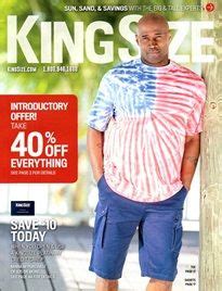 Request A Free 2024 King Size Big And Tall Men Clothing Catalog