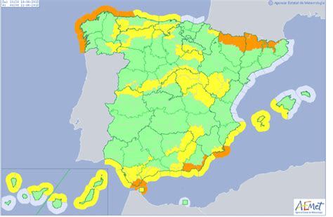 Return Of The Macs Orange And Yellow Warnings For Andalucia And Costa