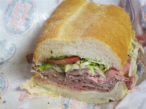 Review Jersey Mike S Roast Beef And Provolone Sub Brand Eating