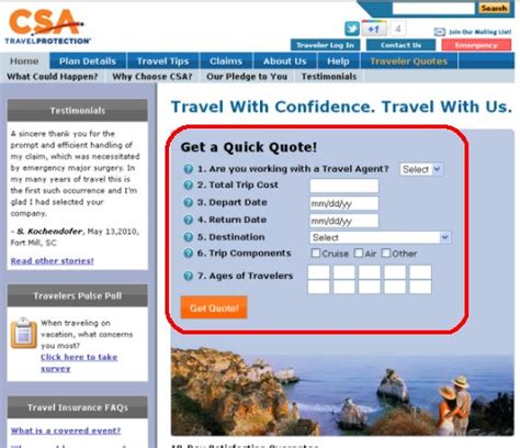 Review Of Csa Travel Insurance Travel Insurance Review