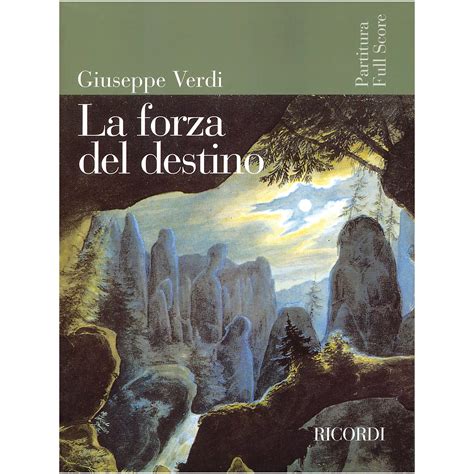 Ricordi La Forza Del Destino Opera Full Score Study Score Series Composed By Giuseppe Verdi