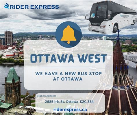 Rider Express Ottawa West Bus Station Details