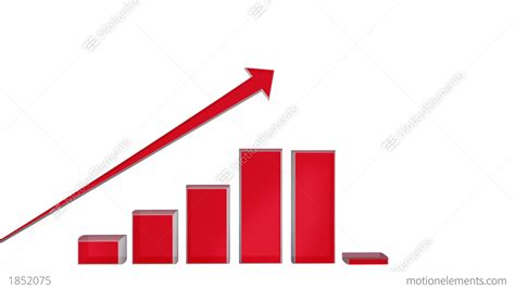 Rising Business Stock Chart Market Graph With Alpha Mask Stock Animation 1852075