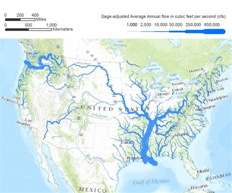 Rivers In United States Map Reyna Charmian