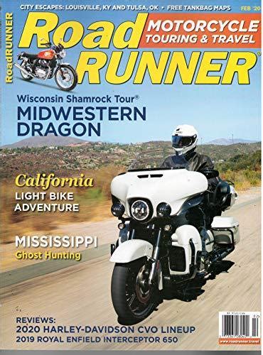 Road Runner Motorcycle Touring Travel Magazine February 2020 Single