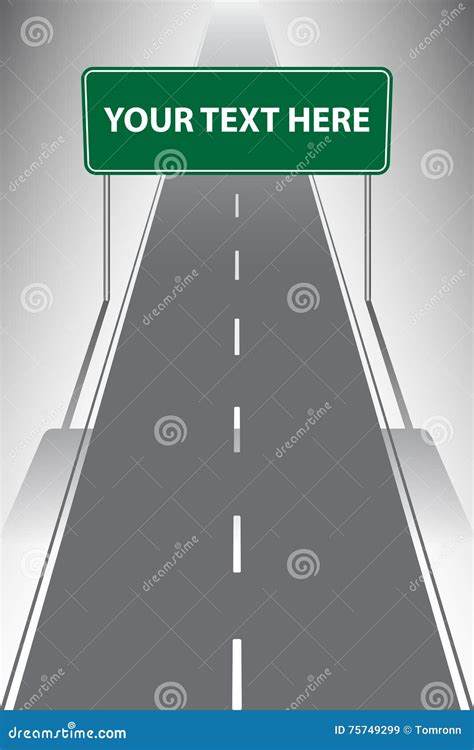 Road Signs Lead The Way To Your Destination Vector Image