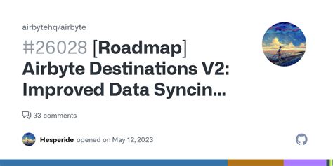 Roadmap Airbyte Destinations V2 Improved Data Syncing Error