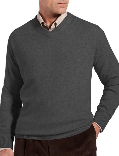 Rochester By Dxl Big And Tall Cashmere V Neck Sweater At Amazon Men S Clothing Store