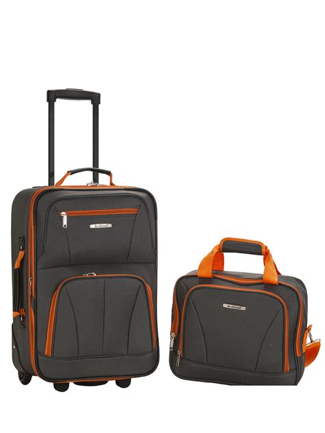 Rockland Luggage Journey 4 Piece Softside Expandable Luggage Set F32