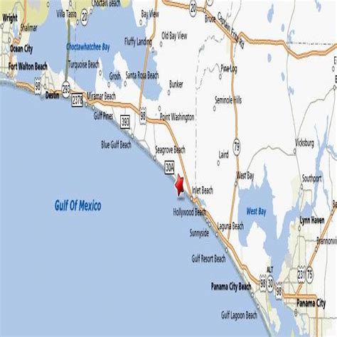 Rosemary Beach Map Florida The Most Beautiful Beach 2018 Destin Florida Location On Map