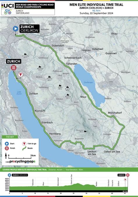 Routes For The 2024 Zurich World Cycling Championships Revealed