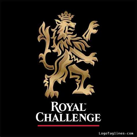 Royal Challenge Logo And Tagline Slogan Owner Slogan Challenges