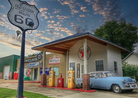 Russell S Travel Center A Famous Gas Station Historic Route 66 Glen