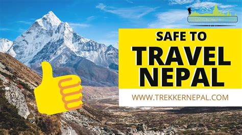 Safe To Travel Nepal Youtube