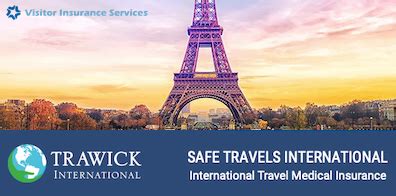 Safe Travels International Insurance Covid 19 Travel Plan By Trawick