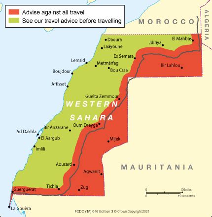 Safety And Security Western Sahara Travel Advice Gov Uk