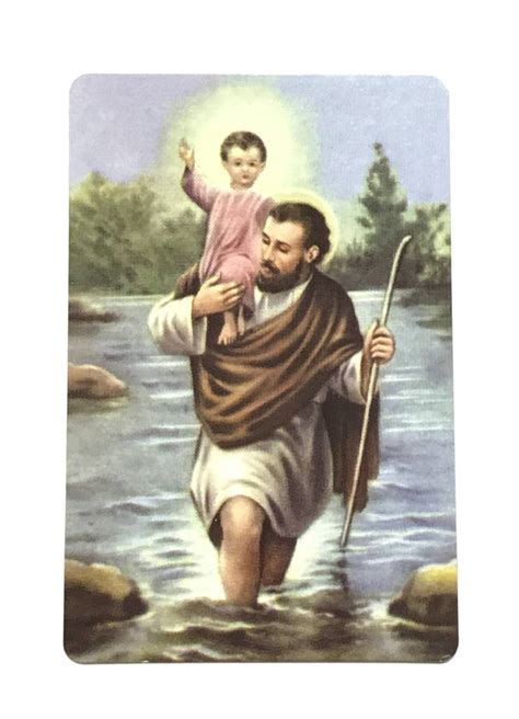 Saint Christopher Patron Saint Of Travelers Biography Pamphlet